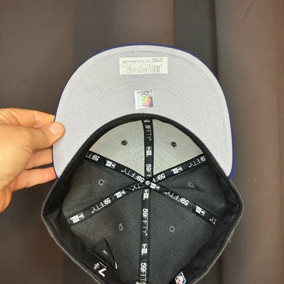 Golden State Warriors New Era Two-Tone 59FIFTY Low Profile Fitted Hat NWT 7 3/4 - Picture 5 of 5